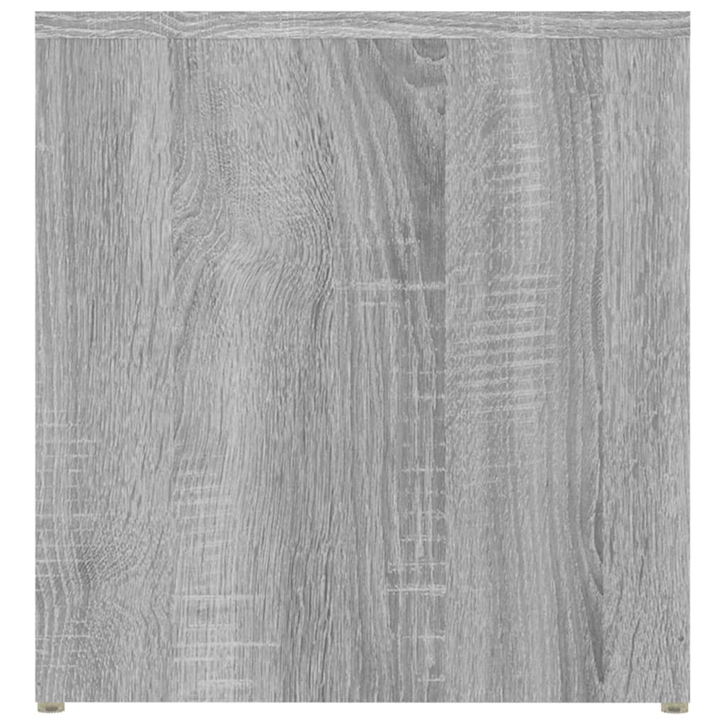 vidaXL Side Table Grey Sonoma 59x36x38 cm Engineered Wood