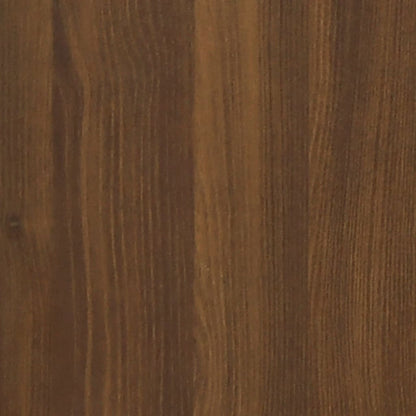 vidaXL Side Table Brown Oak 59x36x38 cm Engineered Wood