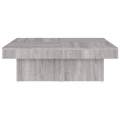 vidaXL Coffee Table Grey Sonoma 90x90x28 cm Engineered Wood