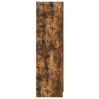 vidaXL Wardrobe Smoked Oak 82,5x51,5x180 cm Engineered Wood