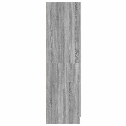 vidaXL Wardrobe Grey Sonoma 82,5x51,5x180 cm Engineered Wood