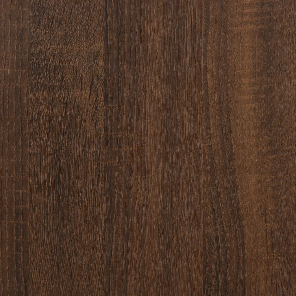 vidaXL Wall Shelves 2 pcs Brown Oak 50x15x50 cm Engineered Wood
