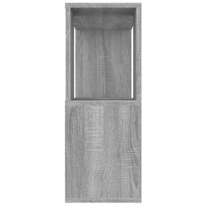 vidaXL Book Cabinet/Room Divider Grey Sonoma 80x24x63 cm