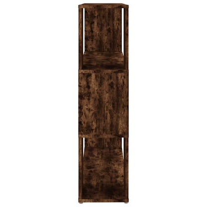 vidaXL Book Cabinet/Room Divider Smoked Oak 100x24x94 cm
