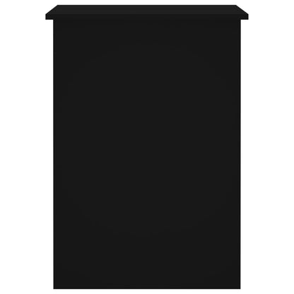 vidaXL Desk Black 100x55x75 Engineered Wood