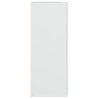 vidaXL Sideboard White 91x29.5x75 cm Engineered Wood