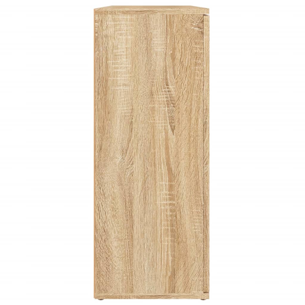 vidaXL Sideboard Sonoma Oak 91x29,5x75 cm Engineered Wood