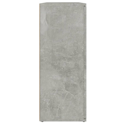 vidaXL Sideboard Concrete Grey 91x29,5x75 cm Engineered Wood