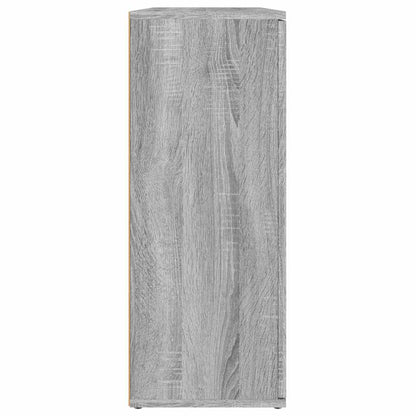 vidaXL Sideboard Grey Sonoma 91x29.5x75 cm Engineered Wood