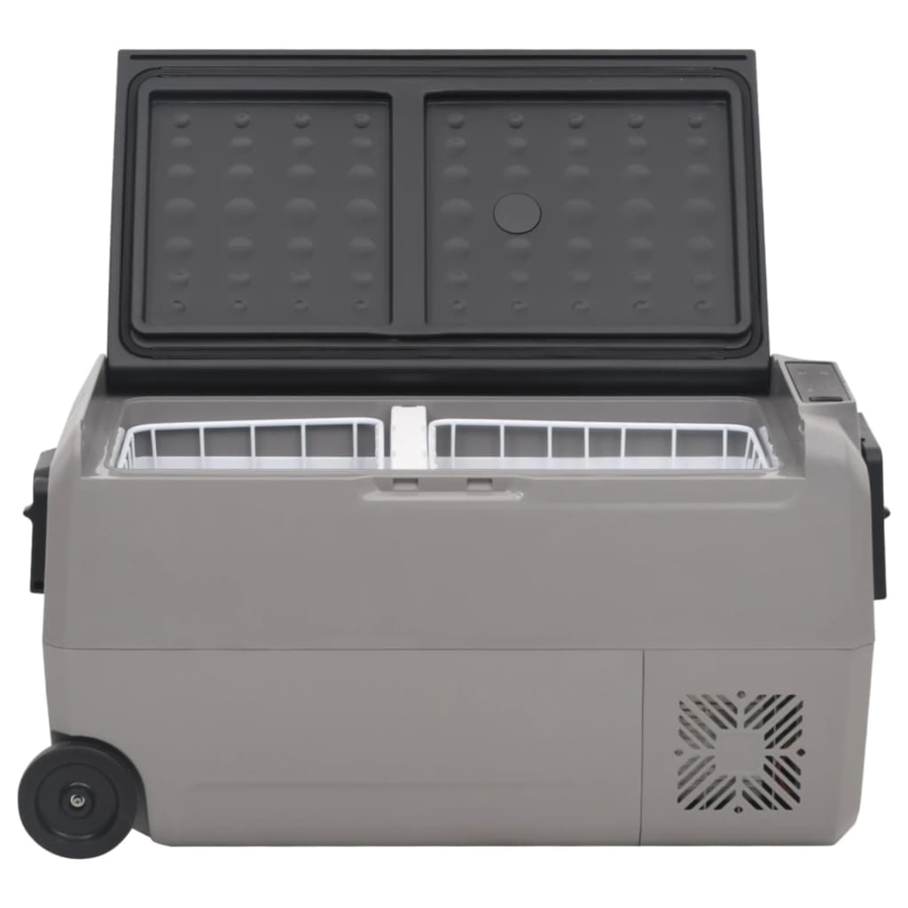 vidaXL Cool Box with Wheel and Handle Black&Grey 36 L PP&PE (UK/IE only)
