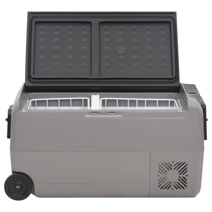 vidaXL Cool Box with Wheel and Handle Black&Grey 36 L PP&PE (UK/IE only)