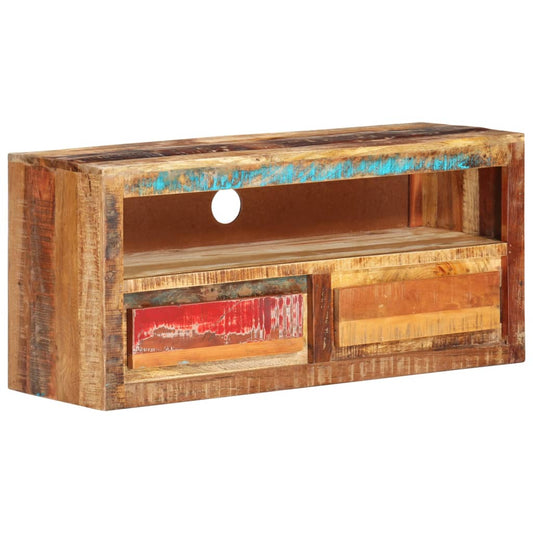 vidaXL TV Cabinets 2 pcs 88x30x40 cm Solid Wood Reclaimed