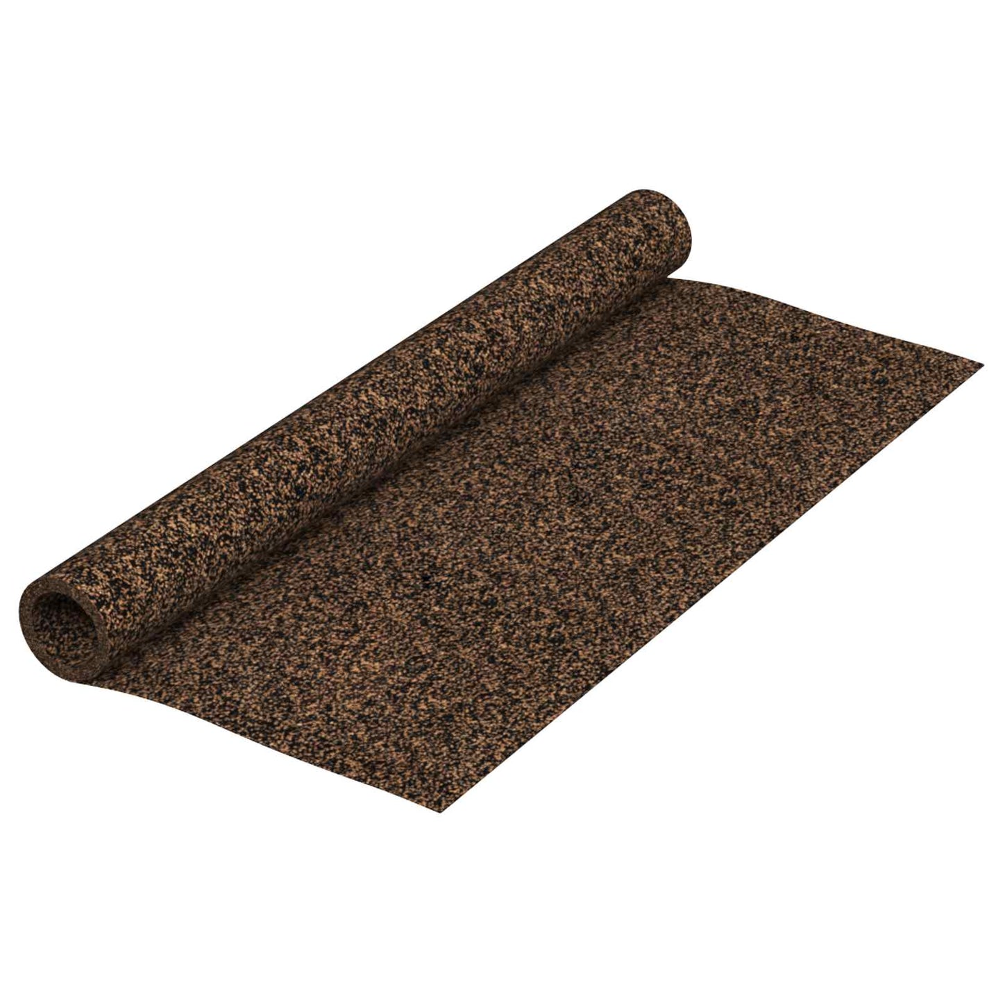 vidaXL Cork Roll Brown 200 x 100 cm Cork and Rubber