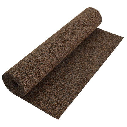 vidaXL Cork Roll Brown 1000 x 100 cm Cork and Rubber