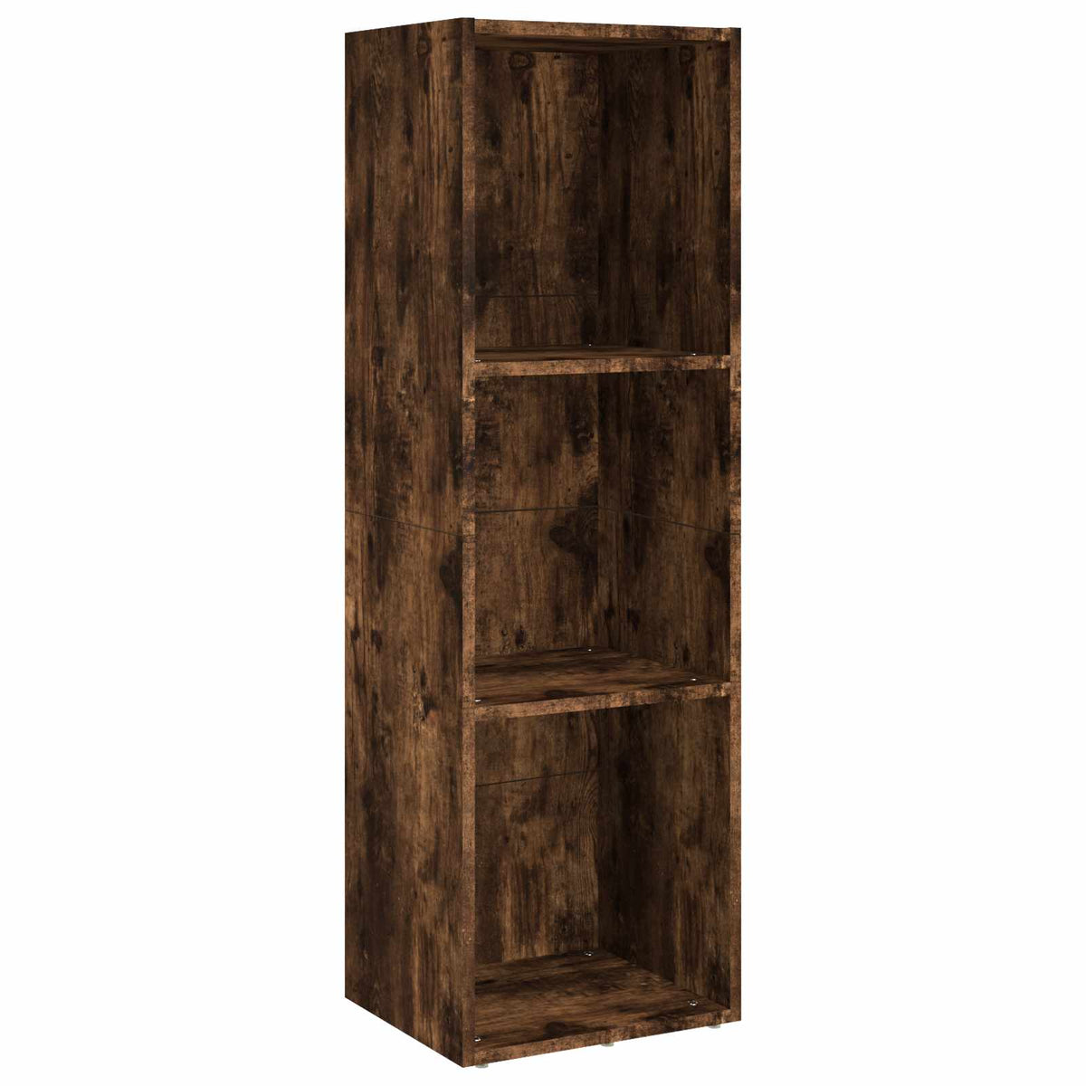 vidaXL Book Cabinet/TV Cabinet Smoked Oak 36x30x114 cm Engineered Wood