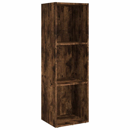 vidaXL Book Cabinet/TV Cabinet Smoked Oak 36x30x114 cm Engineered Wood