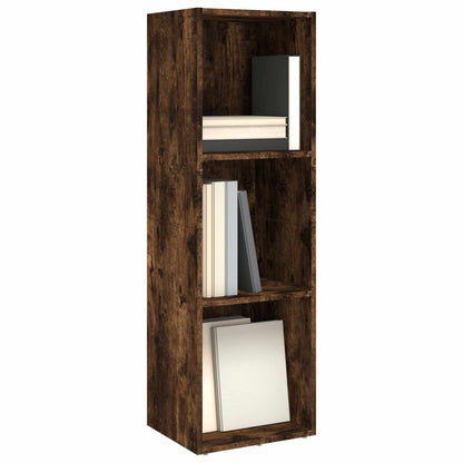 vidaXL Book Cabinet/TV Cabinet Smoked Oak 36x30x114 cm Engineered Wood
