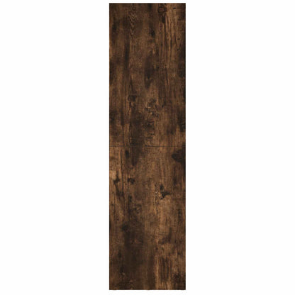vidaXL Book Cabinet/TV Cabinet Smoked Oak 36x30x114 cm Engineered Wood