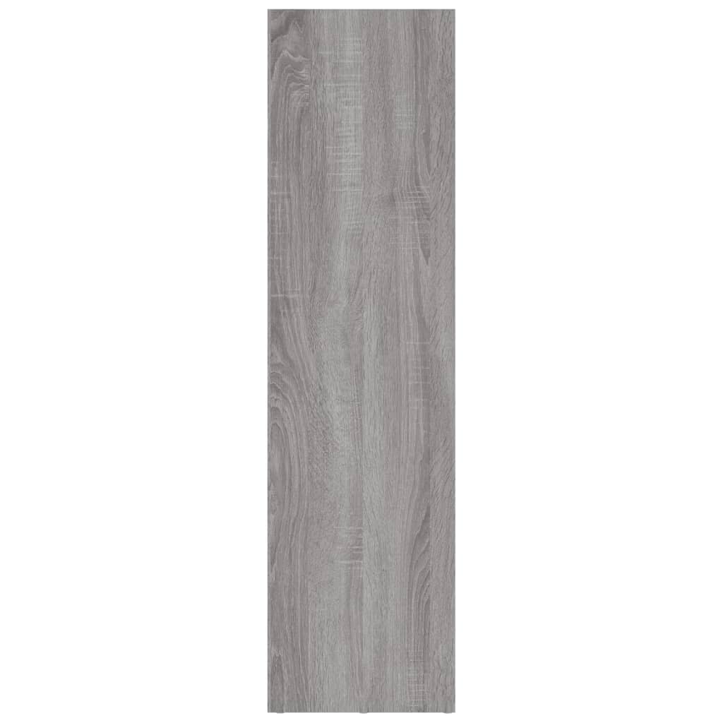 vidaXL Book Cabinet/TV Cabinet Grey Sonoma 36x30x114 cm Engineered Wood