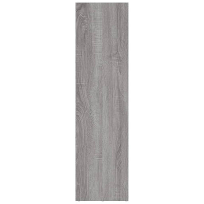vidaXL Book Cabinet/TV Cabinet Grey Sonoma 36x30x114 cm Engineered Wood