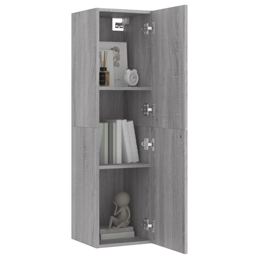 vidaXL Wall-mounted TV Cabinet Grey Sonoma 30.5x30x110 cm