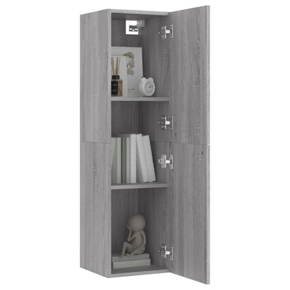 vidaXL Wall-mounted TV Cabinet Grey Sonoma 30.5x30x110 cm