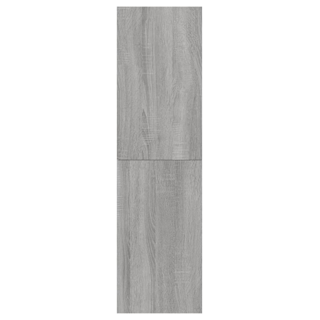 vidaXL Wall-mounted TV Cabinet Grey Sonoma 30.5x30x110 cm