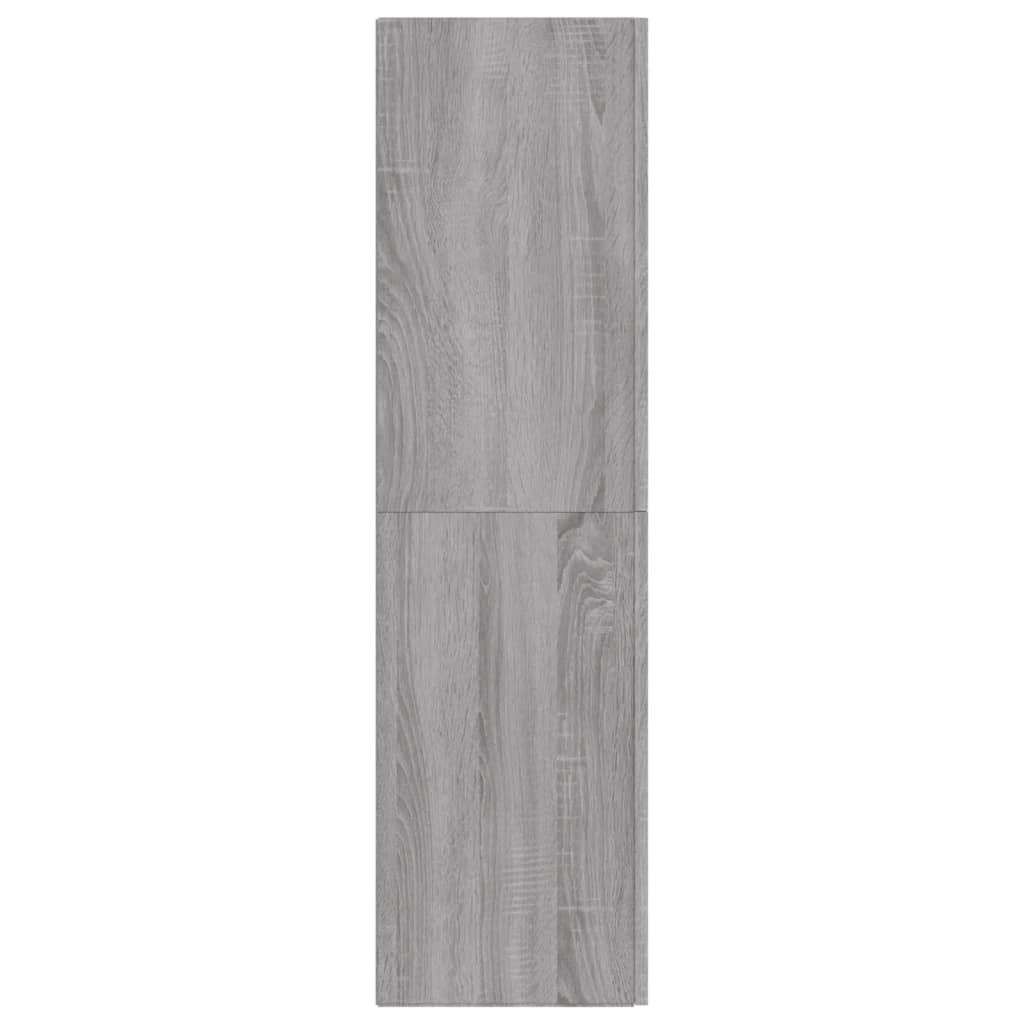 vidaXL Wall-mounted TV Cabinet Grey Sonoma 30.5x30x110 cm