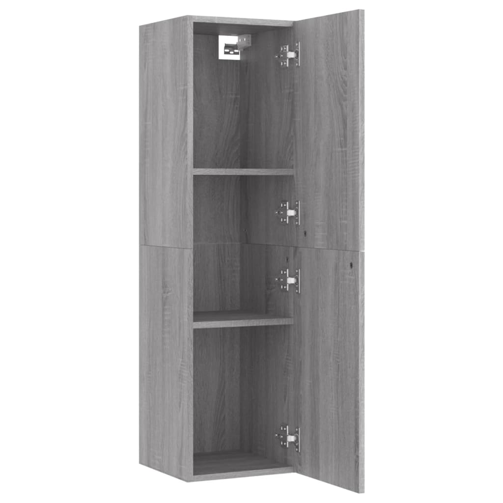 vidaXL Wall-mounted TV Cabinet Grey Sonoma 30.5x30x110 cm
