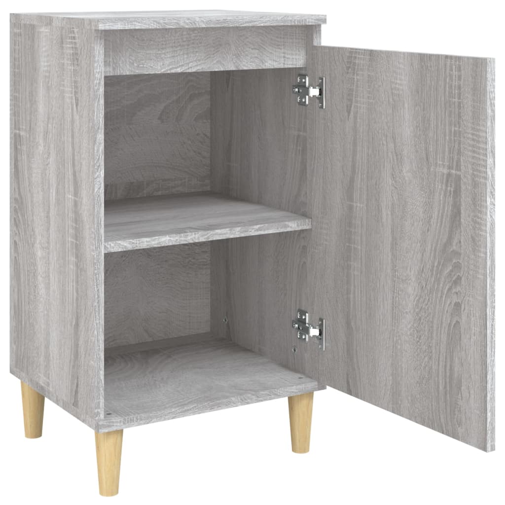 vidaXL Bedside Cabinet Grey Sonoma 40x35x70 cm Engineered Wood