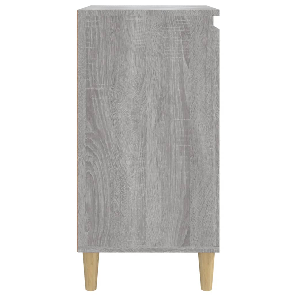 vidaXL Bedside Cabinet Grey Sonoma 40x35x70 cm Engineered Wood