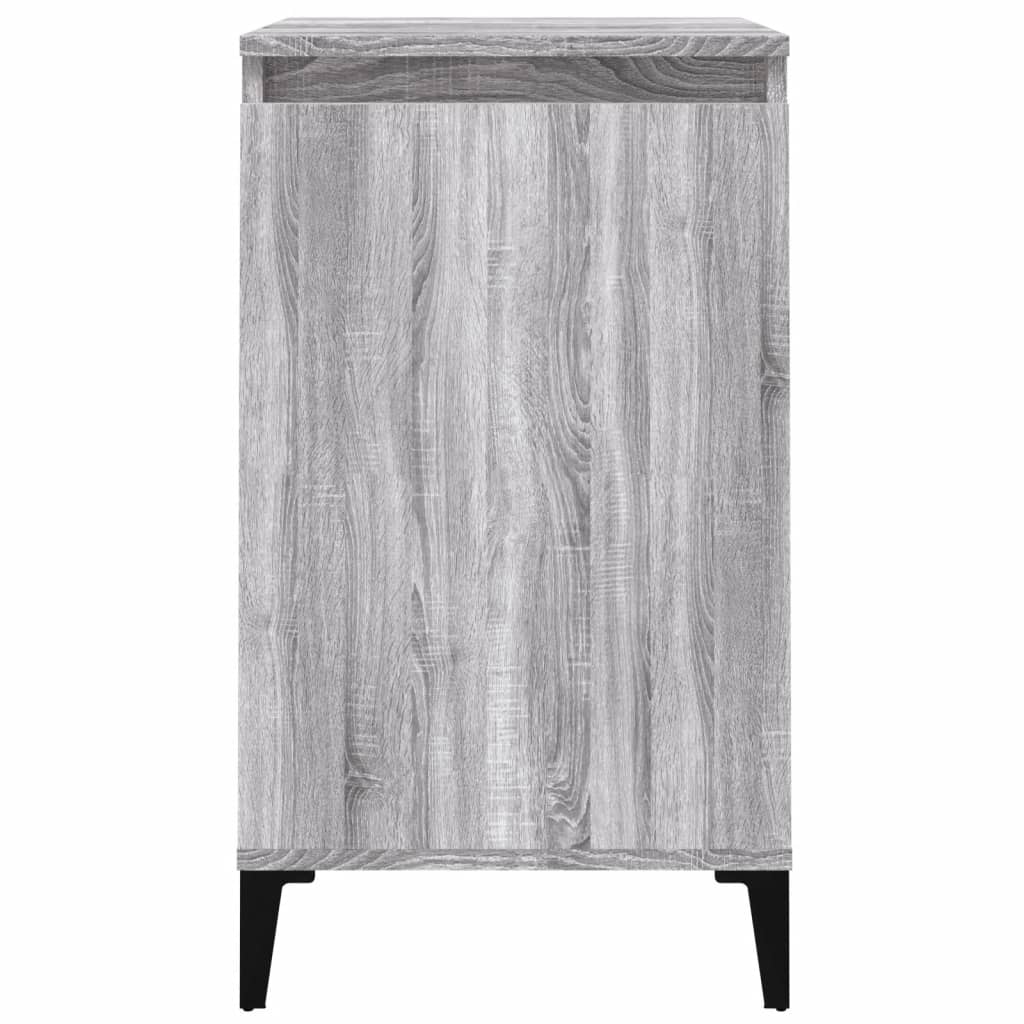 vidaXL Bedside Cabinet Grey Sonoma 40x35x70 cm Engineered Wood