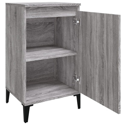 vidaXL Bedside Cabinet Grey Sonoma 40x35x70 cm Engineered Wood