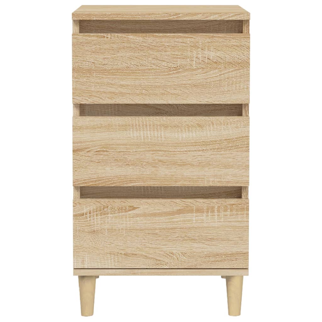 vidaXL Bedside Cabinet Sonoma Oak 40x35x70 cm Engineered Wood