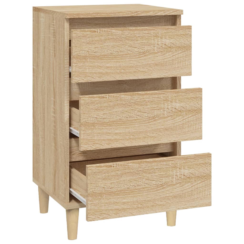 vidaXL Bedside Cabinet Sonoma Oak 40x35x70 cm Engineered Wood