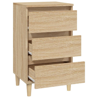vidaXL Bedside Cabinet Sonoma Oak 40x35x70 cm Engineered Wood