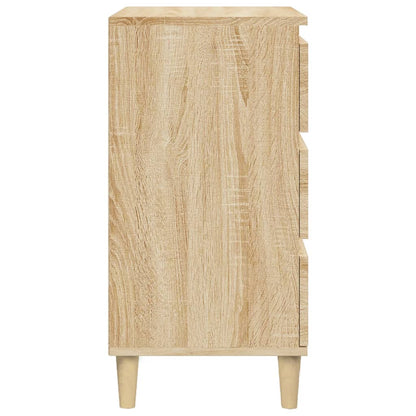 vidaXL Bedside Cabinet Sonoma Oak 40x35x70 cm Engineered Wood