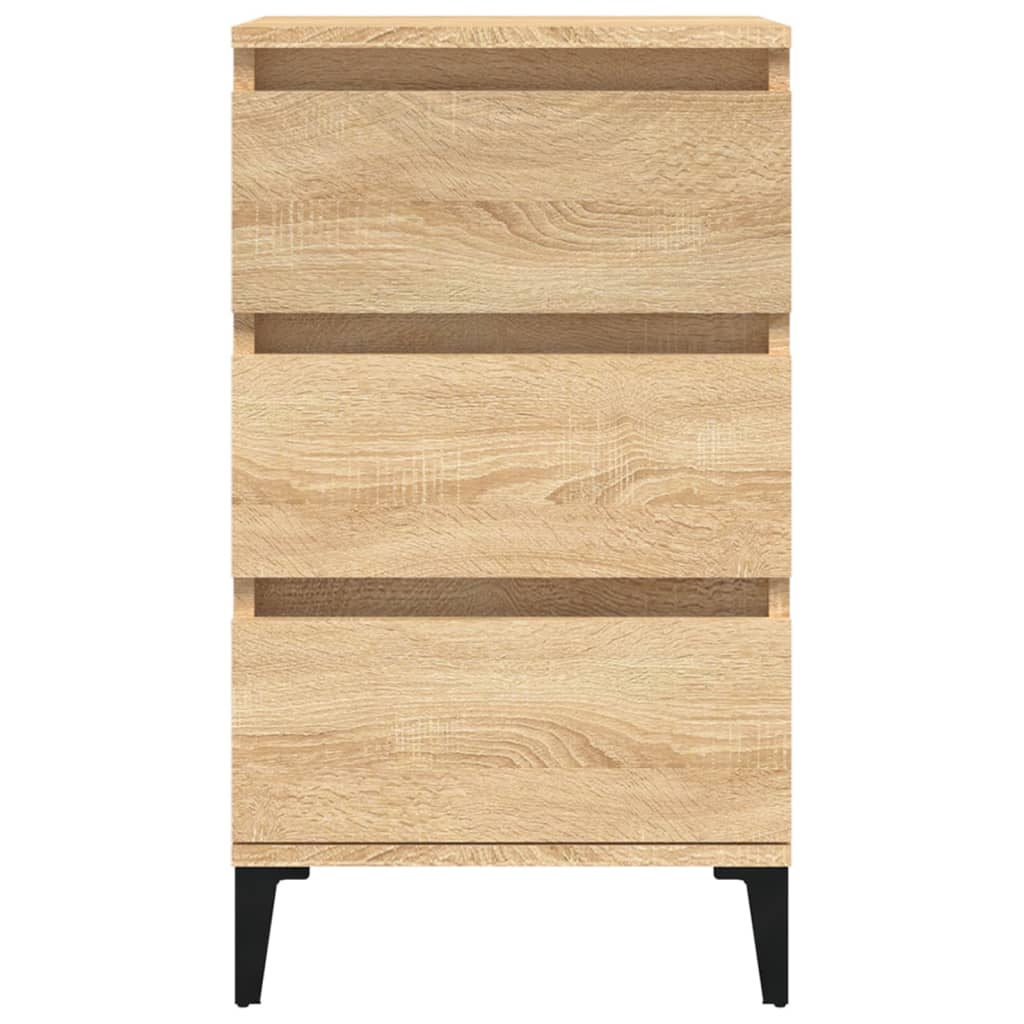 vidaXL Bedside Cabinet Sonoma Oak 40x35x70 cm Engineered Wood