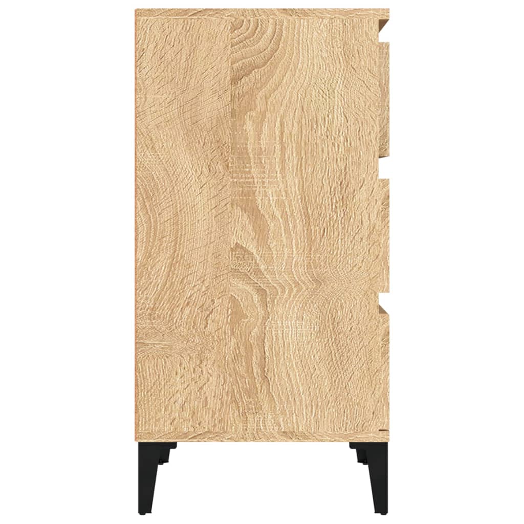 vidaXL Bedside Cabinet Sonoma Oak 40x35x70 cm Engineered Wood