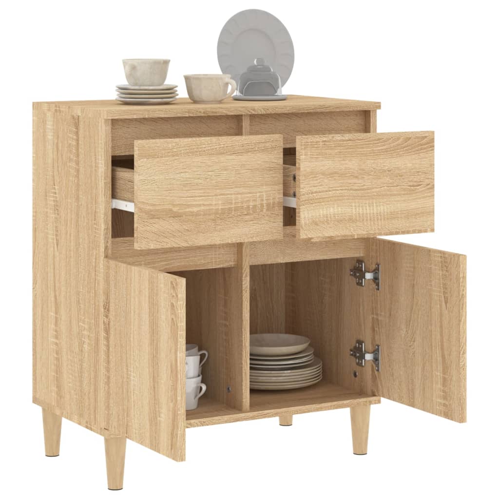 vidaXL Sideboard Sonoma Oak 60x35x70 cm Engineered Wood