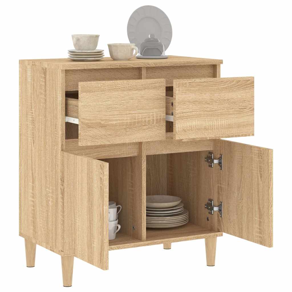 vidaXL Sideboard Sonoma Oak 60x35x70 cm Engineered Wood