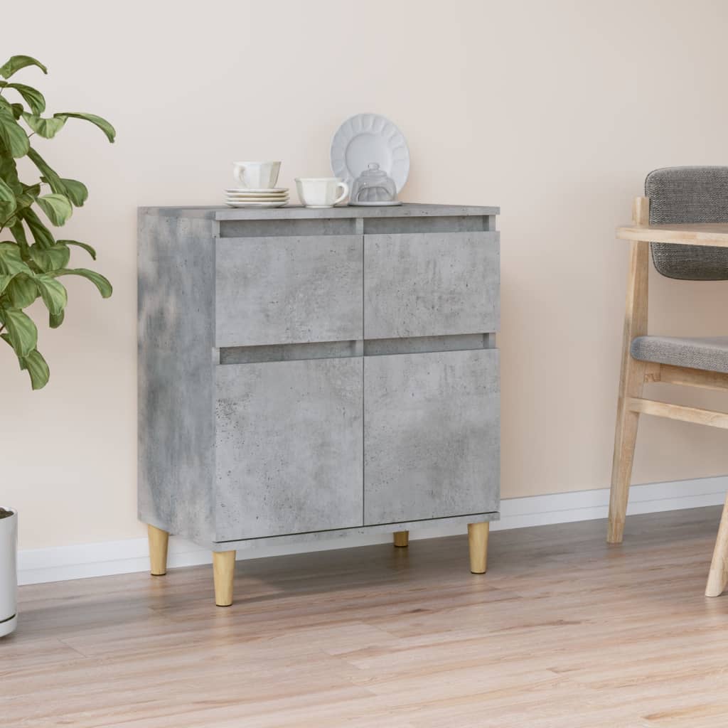 vidaXL Sideboard Concrete Grey 60x35x70 cm Engineered Wood