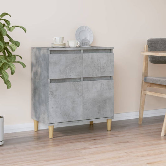 vidaXL Sideboard Concrete Grey 60x35x70 cm Engineered Wood