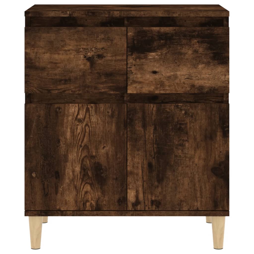 vidaXL Sideboard Smoked Oak 60x35x70 cm Engineered Wood