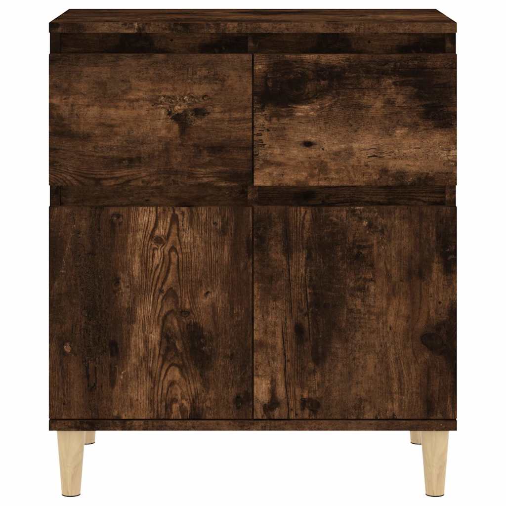 vidaXL Sideboard Smoked Oak 60x35x70 cm Engineered Wood