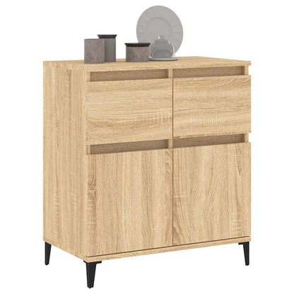 vidaXL Sideboard Sonoma Oak 60x35x70 cm Engineered Wood