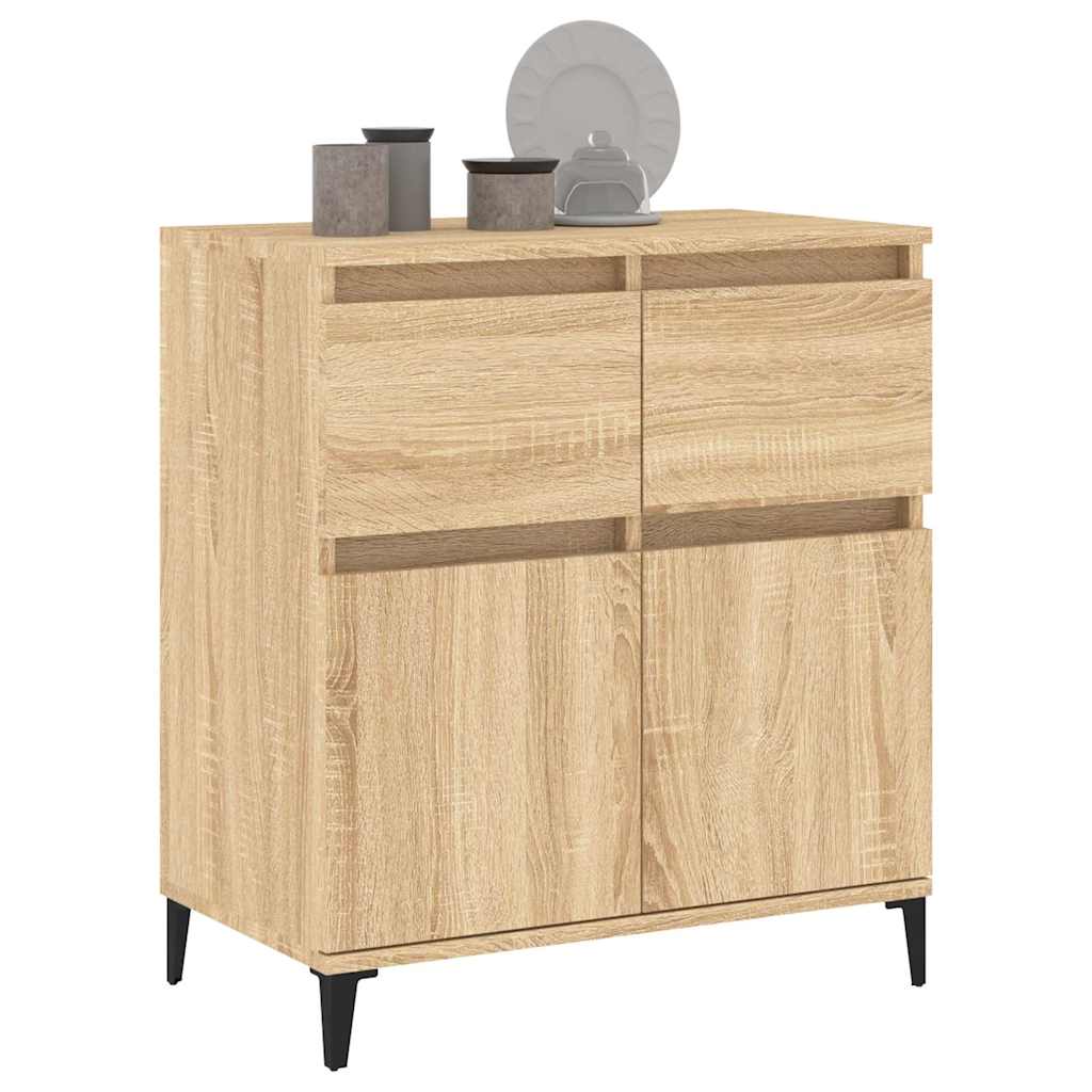 vidaXL Sideboard Sonoma Oak 60x35x70 cm Engineered Wood