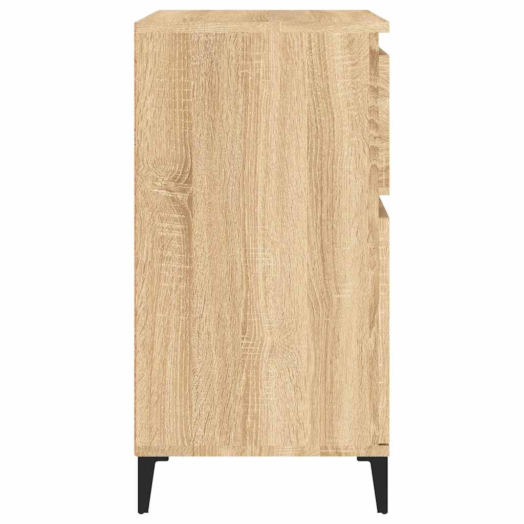 vidaXL Sideboard Sonoma Oak 60x35x70 cm Engineered Wood