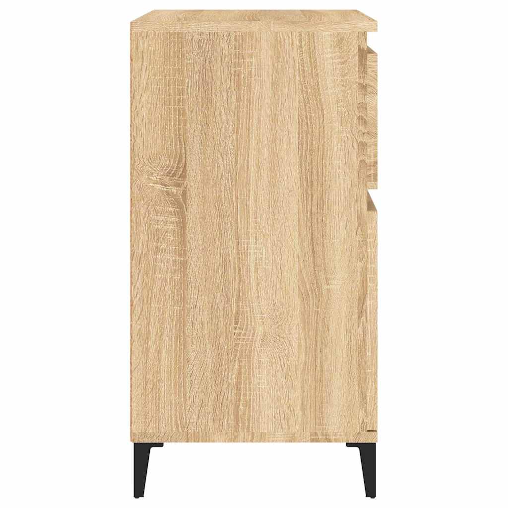 vidaXL Sideboard Sonoma Oak 60x35x70 cm Engineered Wood