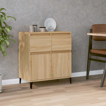 vidaXL Sideboard Sonoma Oak 60x35x70 cm Engineered Wood
